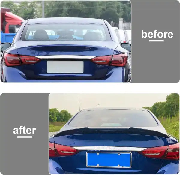 BMW 5-Series E60 2004-2010 Sedan PSM-Style Gloss Black Trunk Spoiler Wing