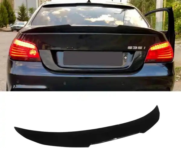 BMW 5-Series E60 2004-2010 Sedan PSM-Style Gloss Black Trunk Spoiler Wing