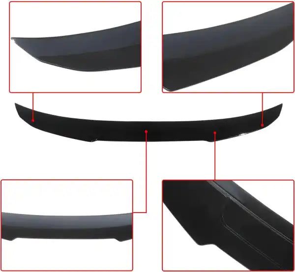 BMW 5-Series E60 2004-2010 Sedan PSM-Style Gloss Black Trunk Spoiler Wing