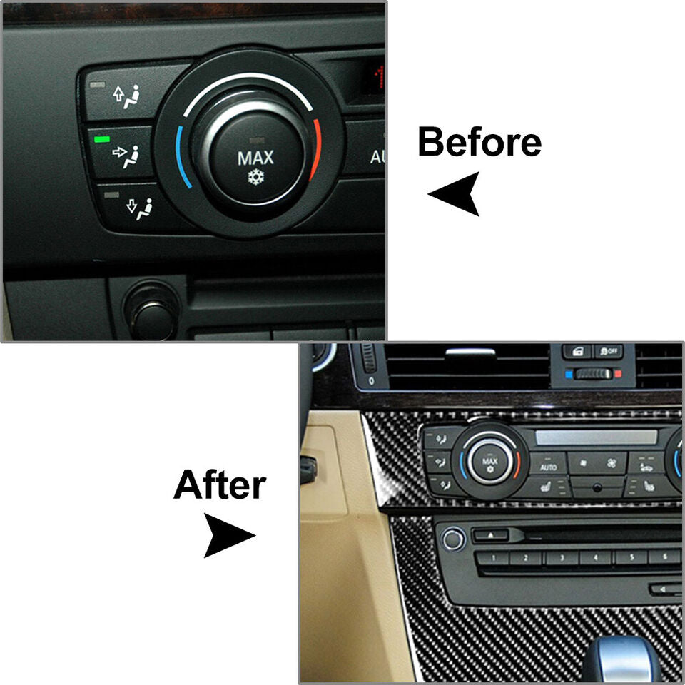 BMW E90 E92 E93 2005-2012 Carbon Fiber Air Conditioning Switch Panel