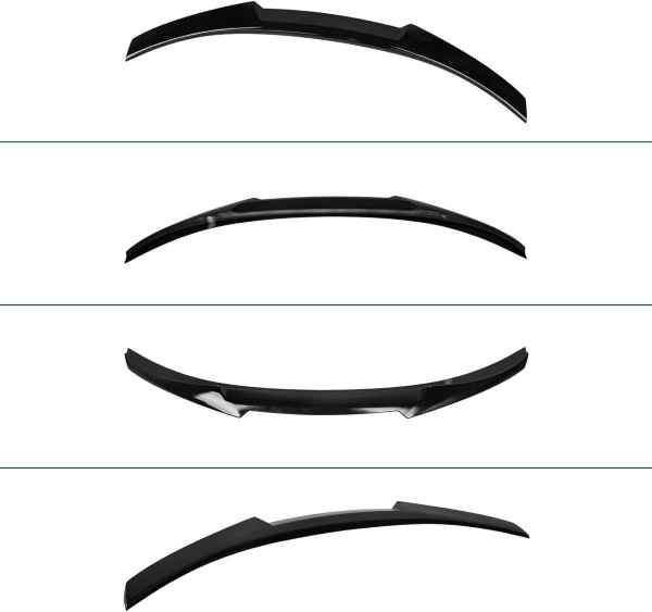 BMW E92 328i 335i M3 2007-2012 PSM Style Gloss Black Rear Trunk Spoiler