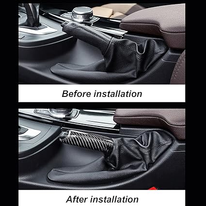 Carbon Fiber Car Handbrake Cover For BMW E90 E92 E60 E46 F20 F22 F30 1 3 5 Series
