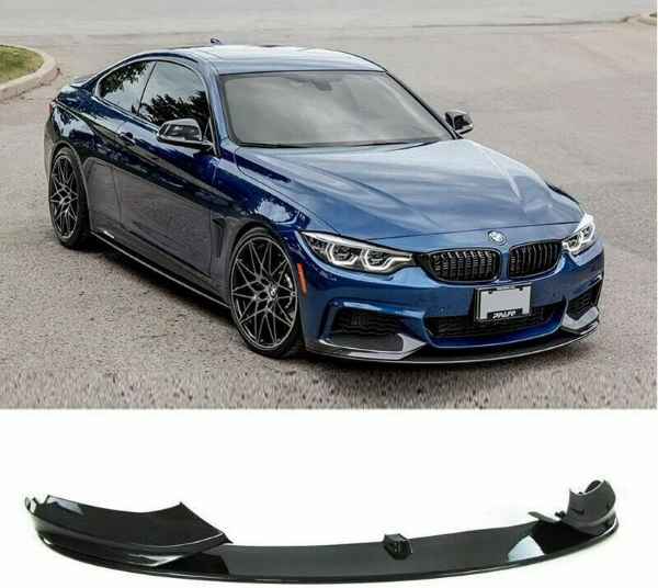 BMW 2014-2020 F32 F33 F36 4 Series M Sport Carbon Fiber Look Bumper Front Lip Splitter