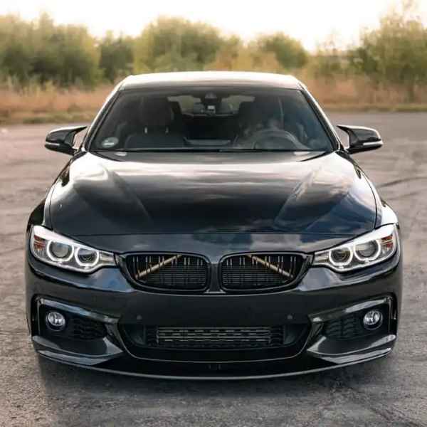 2014-20 BMW F32 F33 F36 4 Series M Sport Bumper Gloss Black Front Lip Splitter