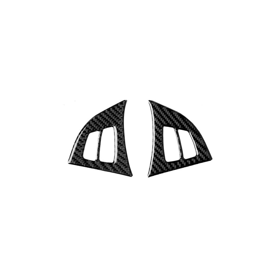 BMW X5 E70 2008-2013 Carbon Fiber Steering Wheel Switch Button Trim Cover