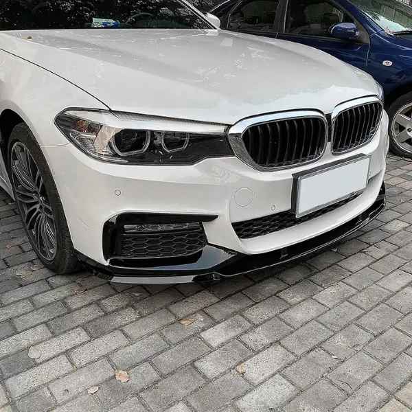 BMW G30 M5 5 Series M Sport 2017 2018 2019 2020 Bumper Lip Gloss Black Splitter