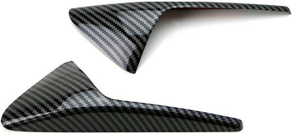 For Tesla Model Y 3 S X Gloss Carbon Fiber Side camera protection cover 2PCS