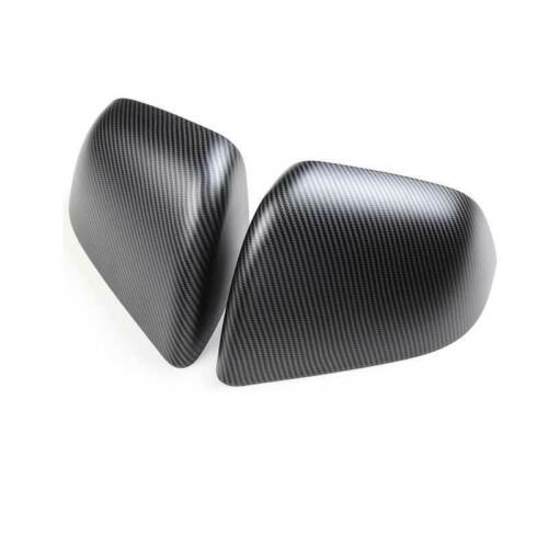 Tesla model 3 accessories Rear View Side cover cap Mirror Matte Carbon Fiber