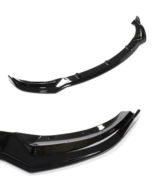 Gloss Black ABS Carbon Look Air Dam Front Bumper Lip For Tesla Model 3 2017+