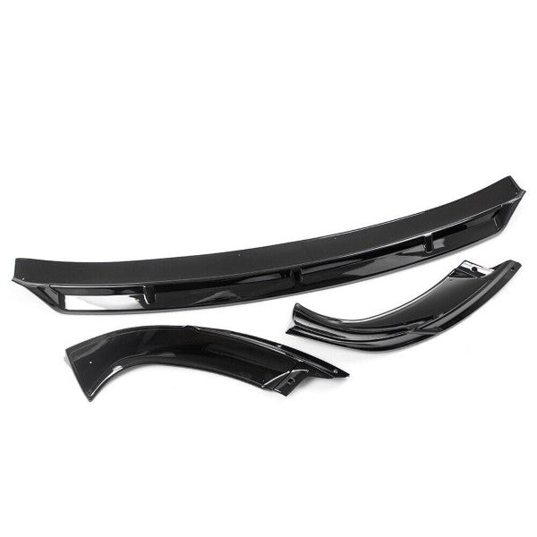 Tesla Model Y 3Pcs Gloss Black Front Bumper front Lip air dam Body Kit