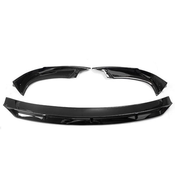 Tesla Model Y 3Pcs Gloss Black Front Bumper front Lip air dam Body Kit