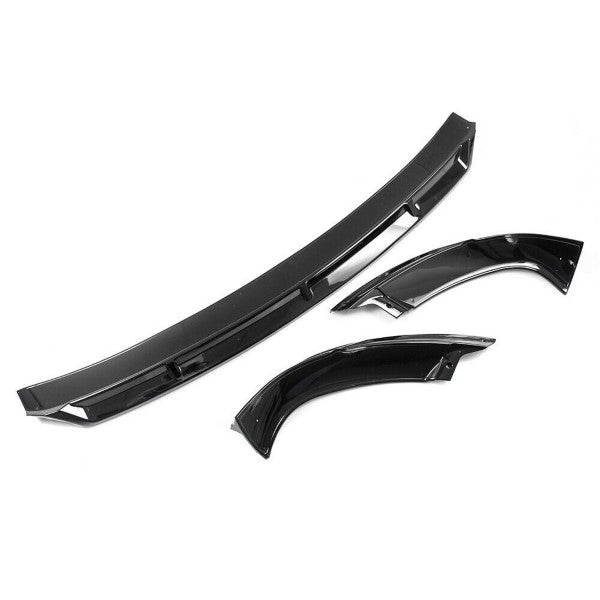 Tesla Model Y 3Pcs Gloss Black Front Bumper front Lip air dam Body Kit