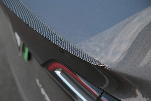Tesla Model Y 2020-2023 ABS Matte Carbon Fiber Look Trunk Lip Spoiler Wing