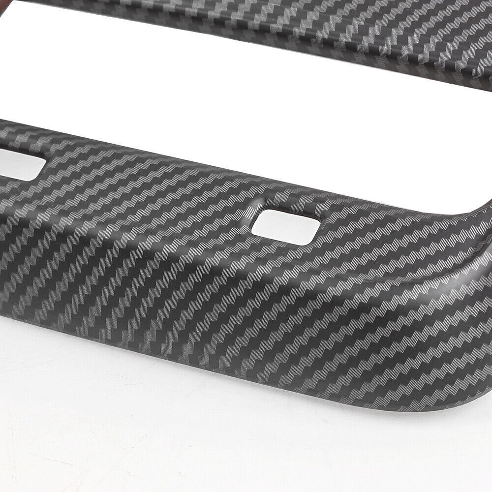 Tesla Model Y 2020-2023 Matte Carbon Fiber Rear Air Vent Outlet Cover Trim