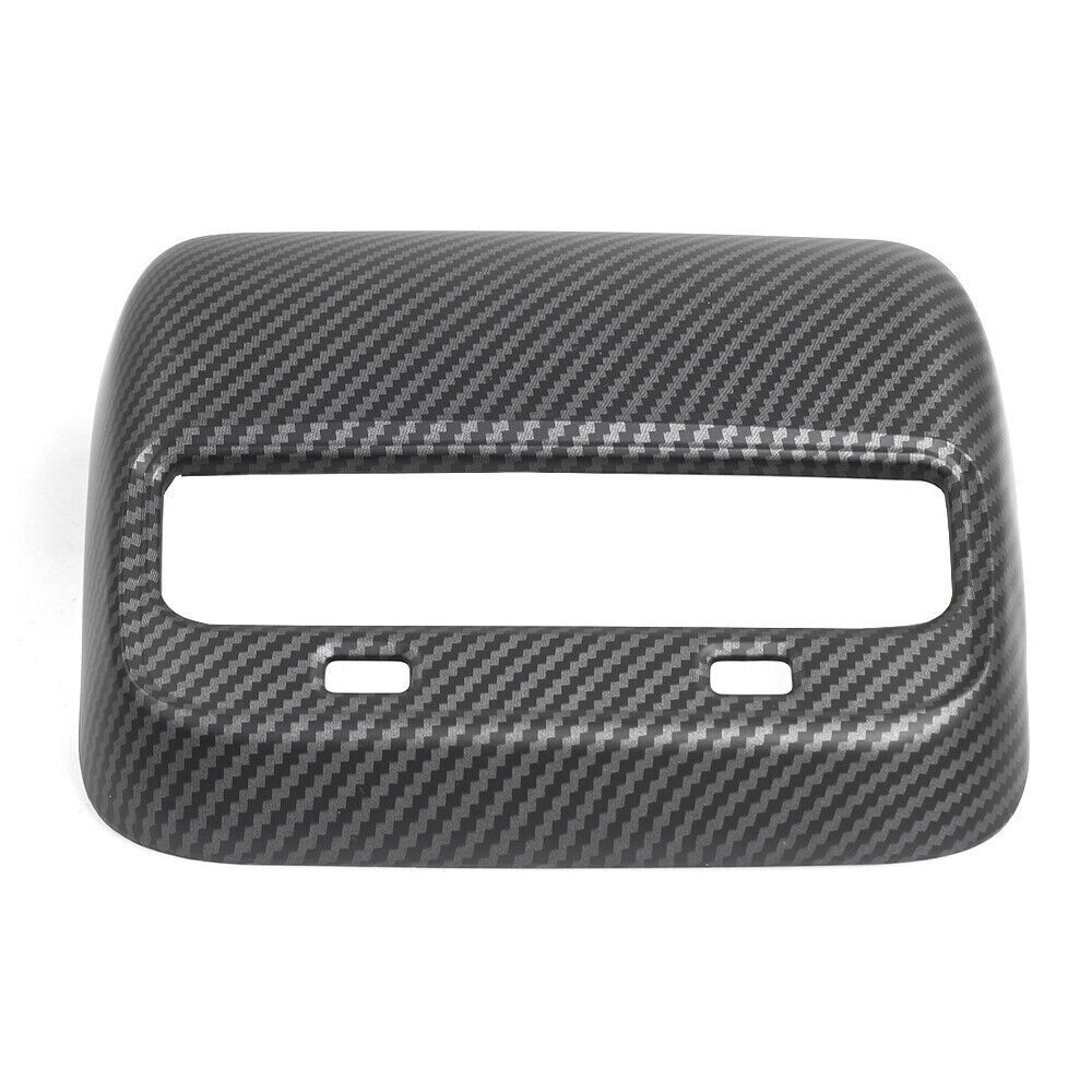 Tesla Model Y 2020-2023 Matte Carbon Fiber Rear Air Vent Outlet Cover Trim