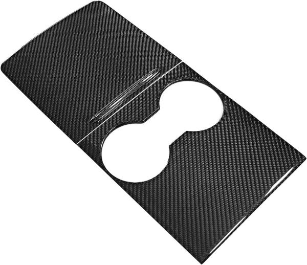 Fit Tesla Model 3 21+ Center Console Glossy Carbon Fiber Overlay Not Stickers