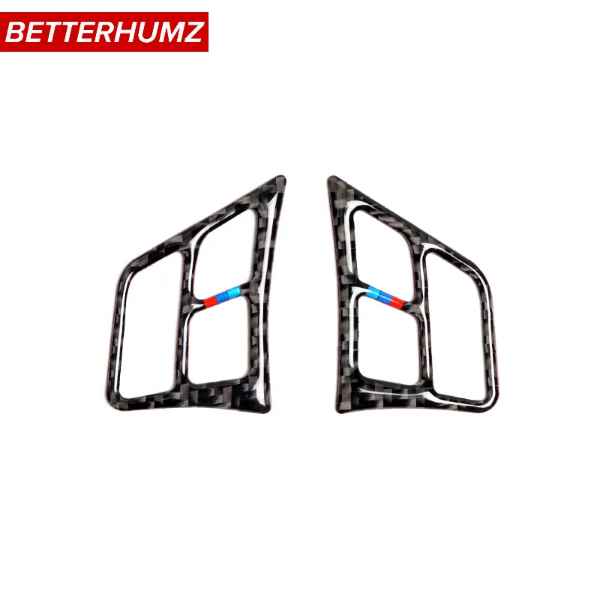 BMW E90 3 Series 2005-2012 Carbon Fiber Steering Wheel Buttons with Color