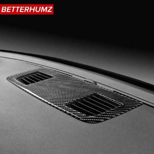 BMW E90 E92 2005-2012 Carbon Fiber Dashboard Speaker Air Vent Panel Trim