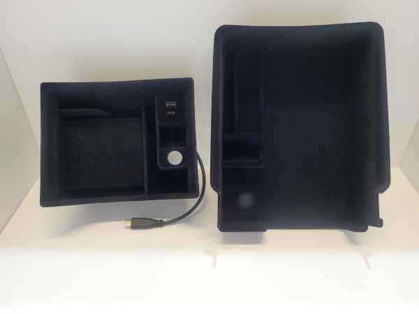 Tesla Model 3 21+ Center console With Cup Holder & Usb + armrest organizer