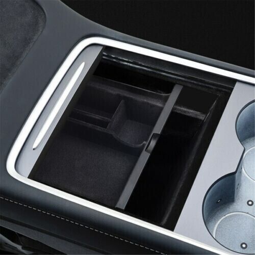 Tesla Model 3 21+ Center console With Cup Holder & Usb + armrest organizer