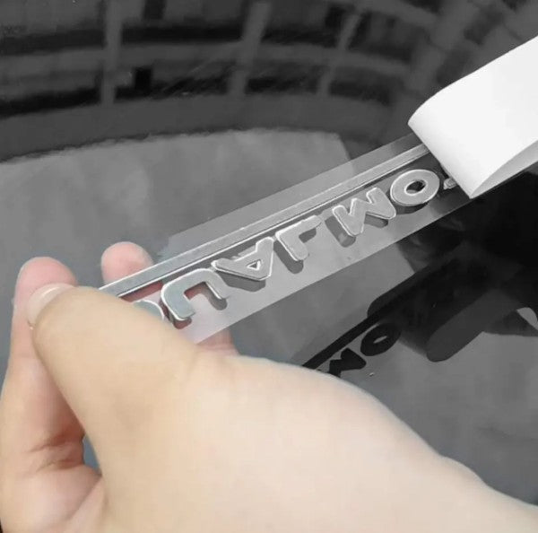 Tesla Model Y Dual Motor Decals 3D ABS Rear Trunk Sticker Emblems