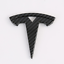 Tesla Model Y T Logo Emblem Cover Hood, Trunk, Steering Wheel 3 PC Set