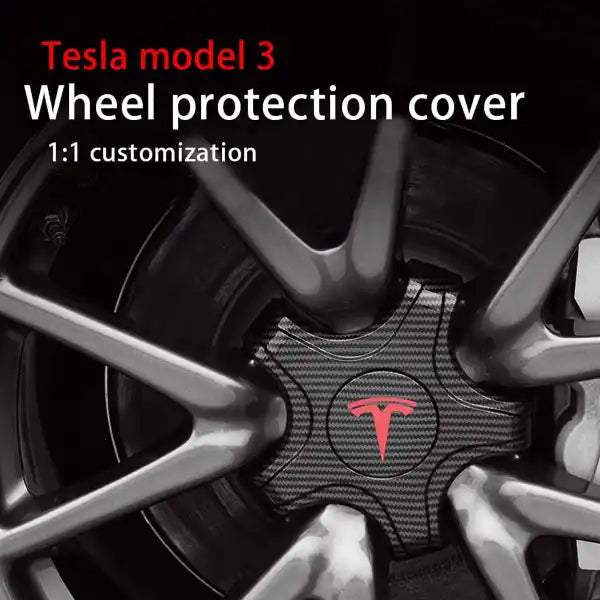 Tesla Model 3 Hubcaps Cover Aero Wheels Center Caps Wheel Lug nut Cover Kits