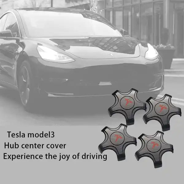 Tesla Model 3 Hubcaps Cover Aero Wheels Center Caps Wheel Lug nut Cover Kits