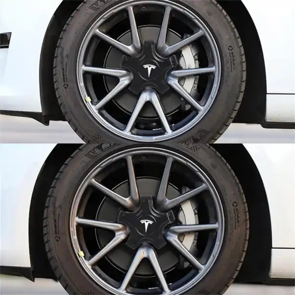 Tesla Model 3 Hubcaps Cover Aero Wheels Center Caps Wheel Lug nut Cover Kits All
