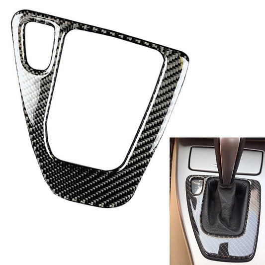 Carbon Fiber Gear Shift Panel Interior Trim For BMW 3 Series E90 E92 2005-2012