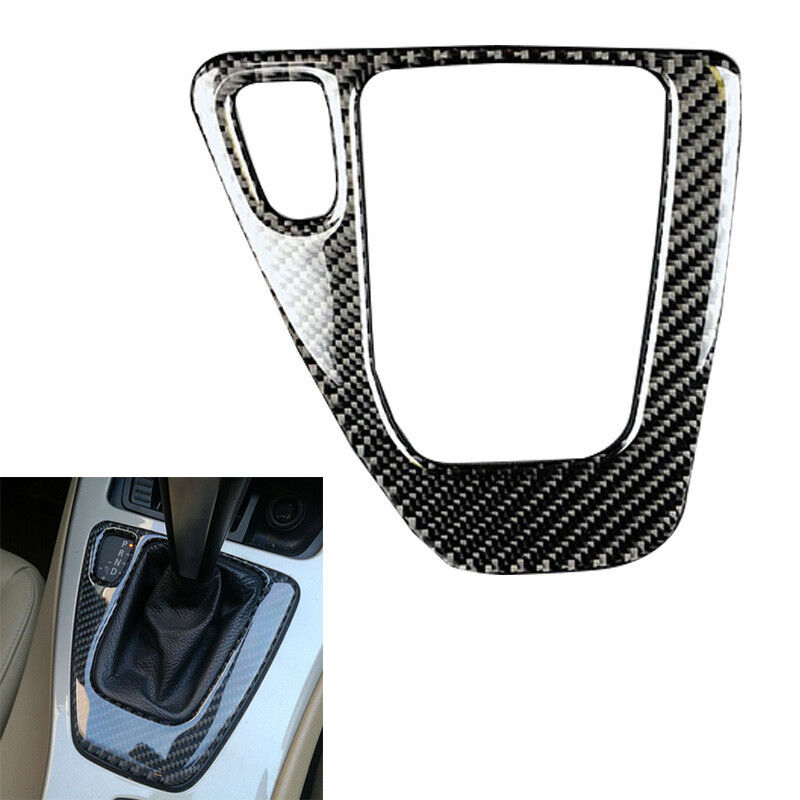 Carbon Fiber Gear Shift Panel Interior Trim For BMW 3 Series E90 E92 2005-2012