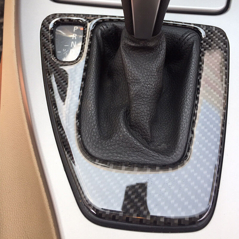 Carbon Fiber Gear Shift Panel Interior Trim For BMW 3 Series E90 E92 2005-2012