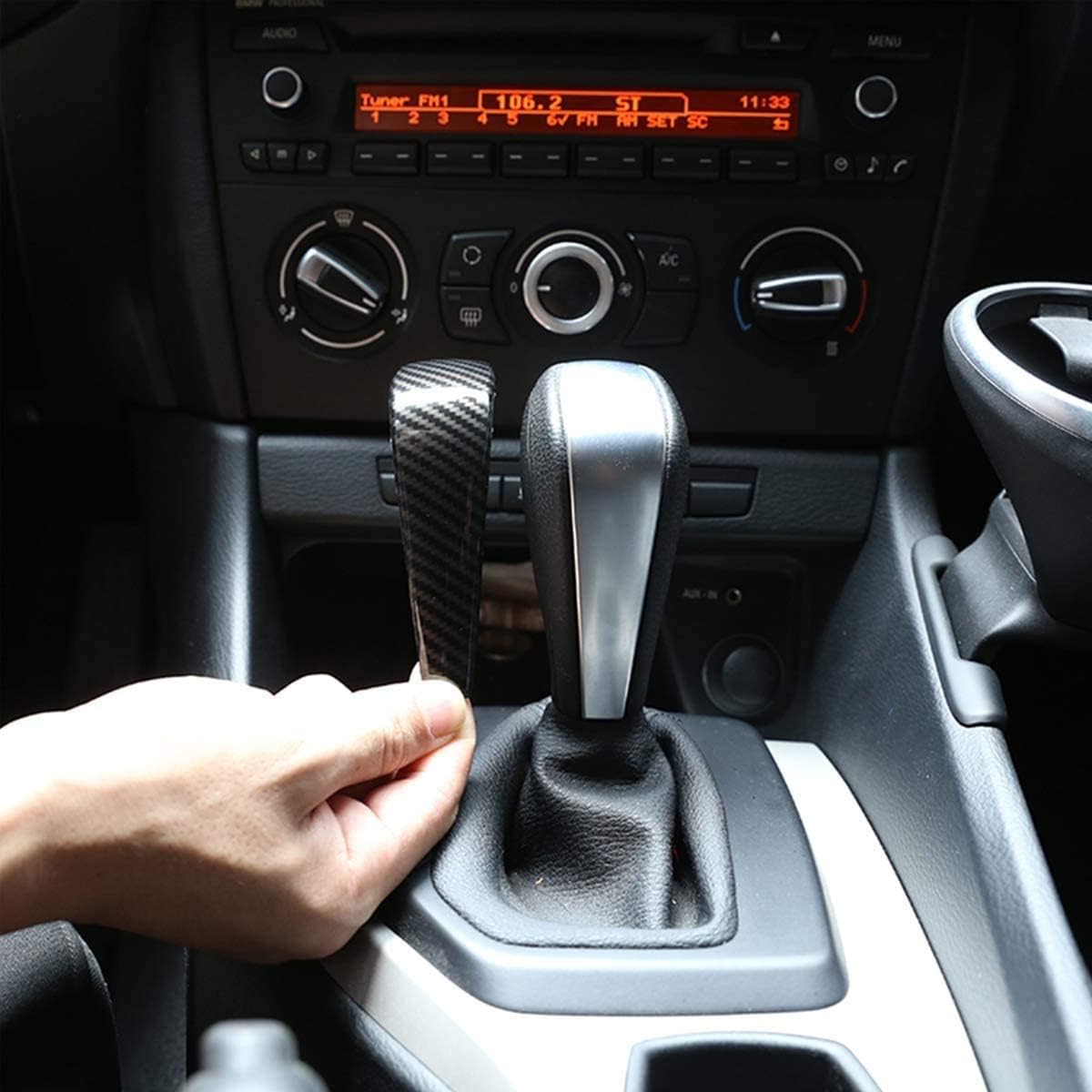 BMW E90 E92 E93 E60 E61 E48 E85 F01 Carbon Fiber Gear Shift Knob
