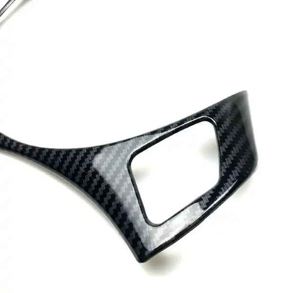 BMW E90 E92 E93 335i 325i 330i Gloss Carbon Fiber Style Steering Wheel Cover