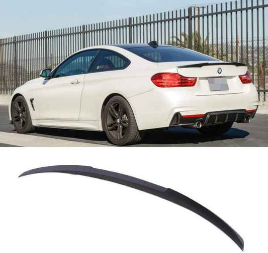 For BMW 4 Series F32 Coupe 2014 - 2019 M4 Style Gloss Black Rear Spoiler Wing
