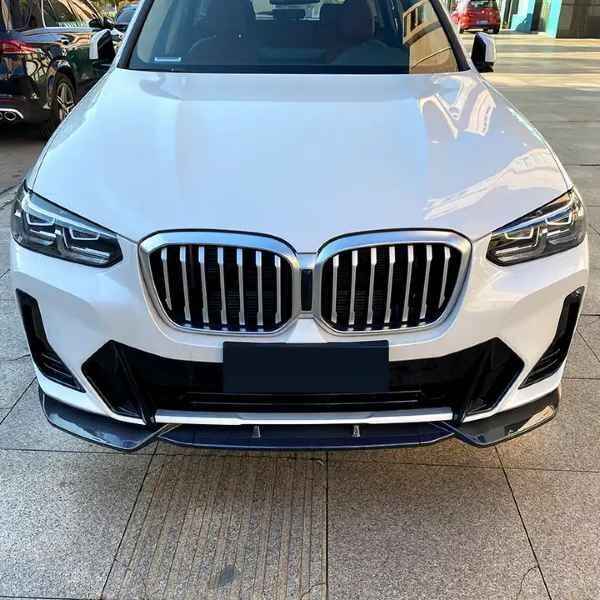 BMW X3 G01 X4 G02 2022-2024 M Sport Carbon Look Front Lip Splitter Bumper