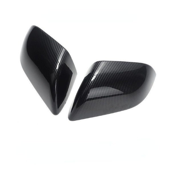 Tesla model 3 17-23 accessories Add Rear Side cover cap Mirror Gloss Carbon