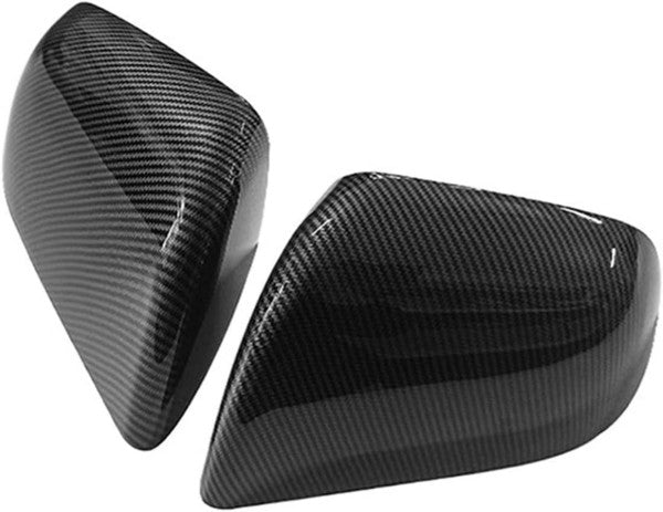 Tesla model 3 17-23 accessories Add Rear Side cover cap Mirror Gloss Carbon