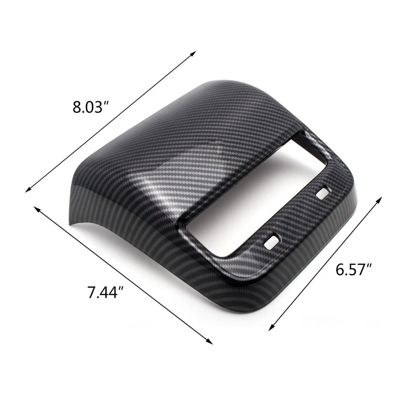 Tesla Model Y 2020-2023 Matte Carbon Fiber Rear Air Vent Outlet Cover Trim