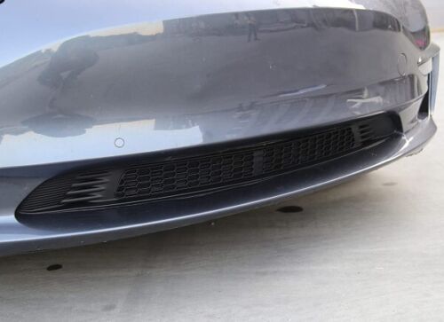 Tesla Model 3 Lower Front Bumper Air Inlet Vent Mesh Grille insect 2 colors Gloss Red, Gloss White,