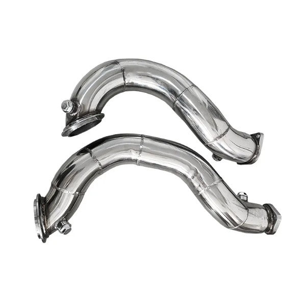 BMW N54 07-12 13 E90 E91 E93 135i 335i 3" Twin Turbo Down Pipes Exhaust Pipe Kit