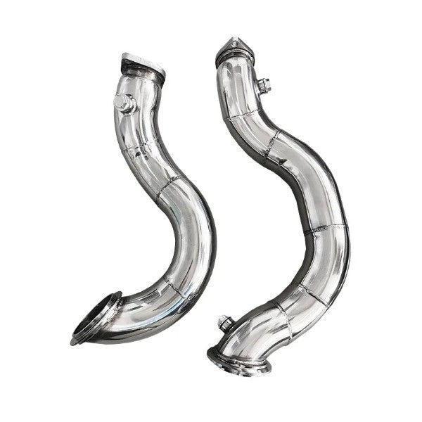 BMW N54 07-12 13 E90 E91 E93 135i 335i 3" Twin Turbo Down Pipes Exhaust Pipe Kit