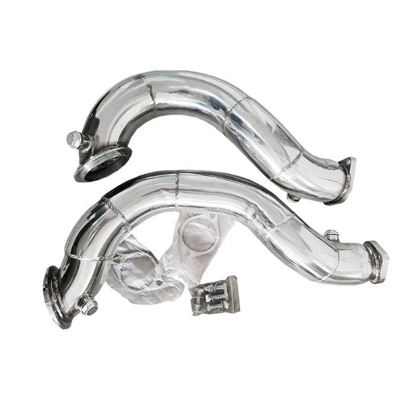 BMW N54 07-12 13 E90 E91 E93 135i 335i 3" Twin Turbo Down Pipes Exhaust Pipe Kit