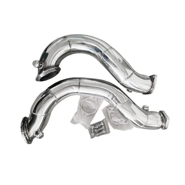 BMW N54 07-12 13 E90 E91 E93 135i 335i 3" Twin Turbo Down Pipes Exhaust Pipe Kit