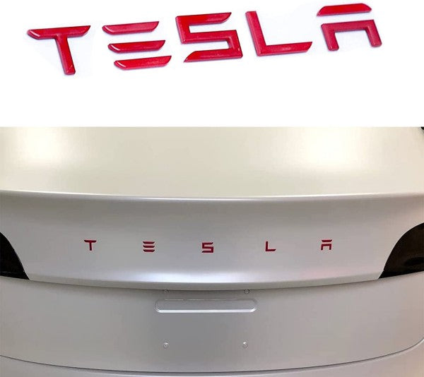 Tesla Model 3 2017-2023 Trunk Lettering For Model 3, Y, S,X