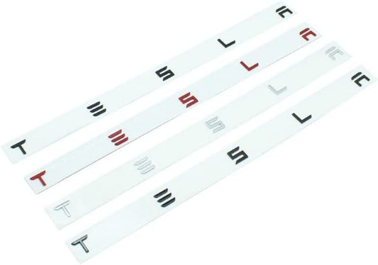 Tesla Model 3 2017-2023 Trunk Lettering For Model 3, Y, S,X